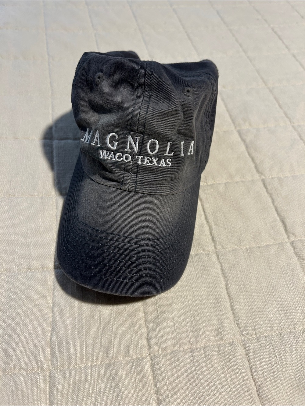 Magnolia Black Embroidered Waco Texas Cap